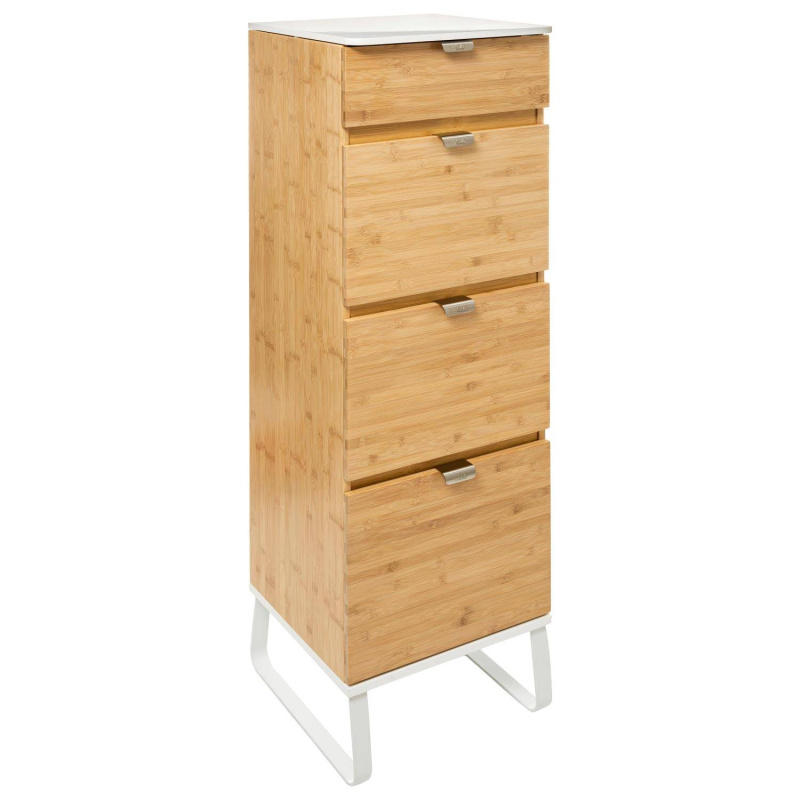 5five Simply Smart Kosmetická skříňka Levia, se zrcadlem, na spodní prádlo, v,130 cm hnědá