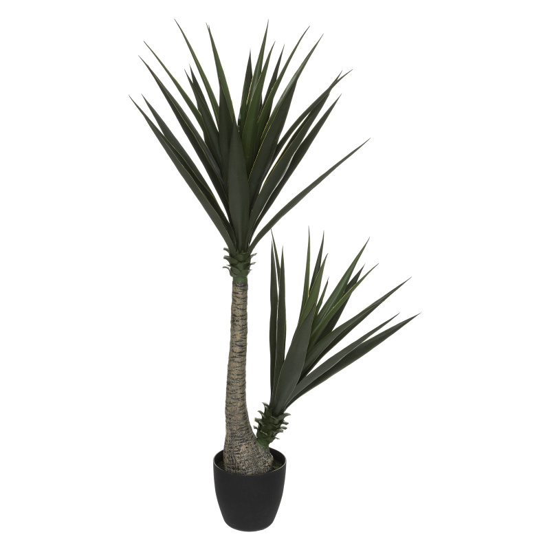 Atmosphera Umělá jukka v květináči YUCCA, výška 130 cm zelený