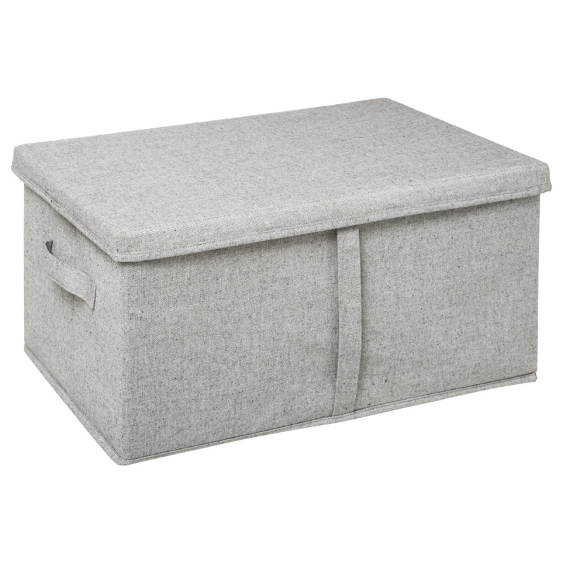 5five Simply Smart Úložný box s víkem ORGA, 50 x 31 x 25 cm šedá