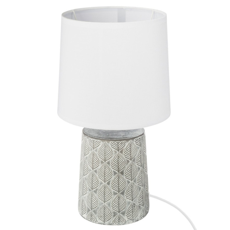 Stolní lampa s keramickou základnou, bílá, Atmosphera 161703 bílá