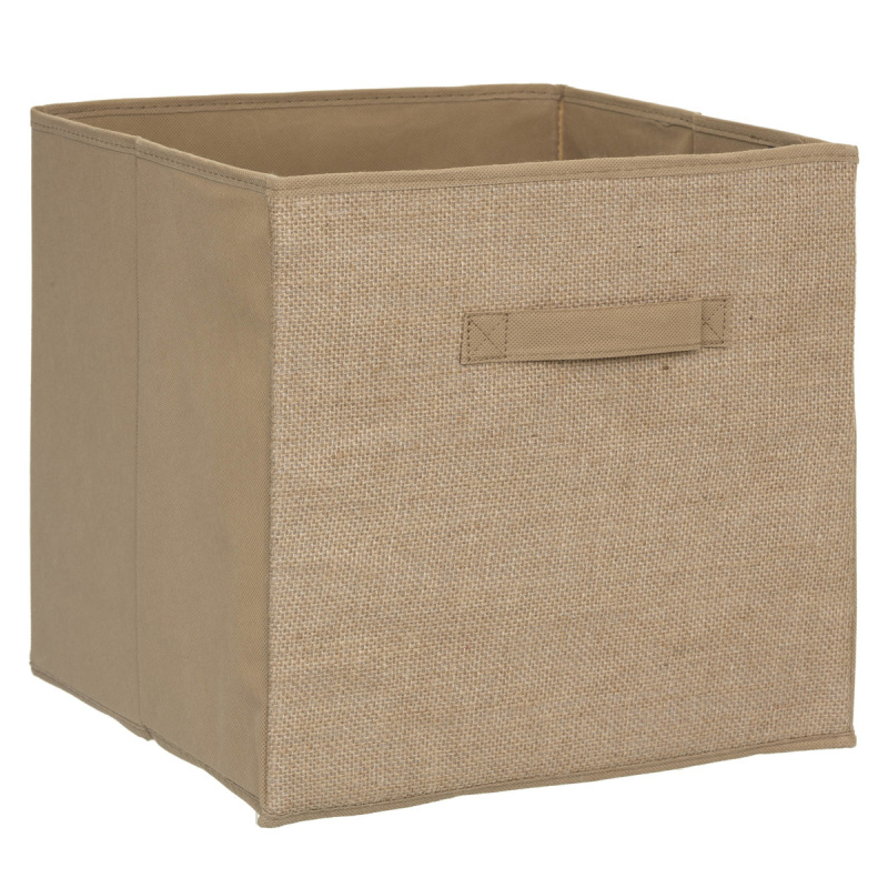 5five Simply Smart Úložný box HESSIAN, 31 x 31 cm, béžový béžová