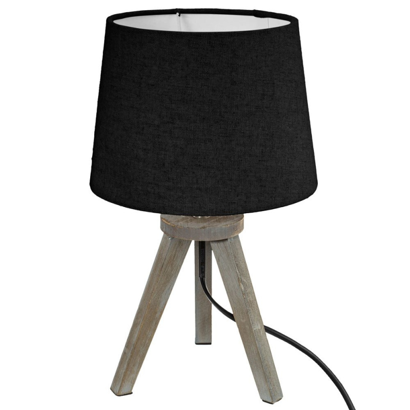 Atmosphera Noční lampa, elegantní trojnožka jako úžasné umělé světlo do Vašeho bytu 161510 černá