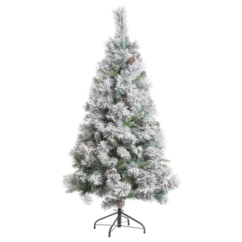 Fééric Lights and Christmas Umělý vánoční stromeček se zasněženými větvemi, 150 cm bílá