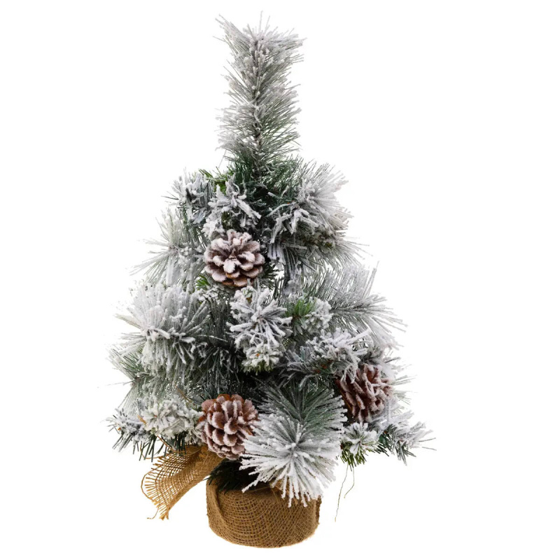 Fééric Lights and Christmas Umělý vánoční stromeček se zasněženými větvemi, 50 cm bílá