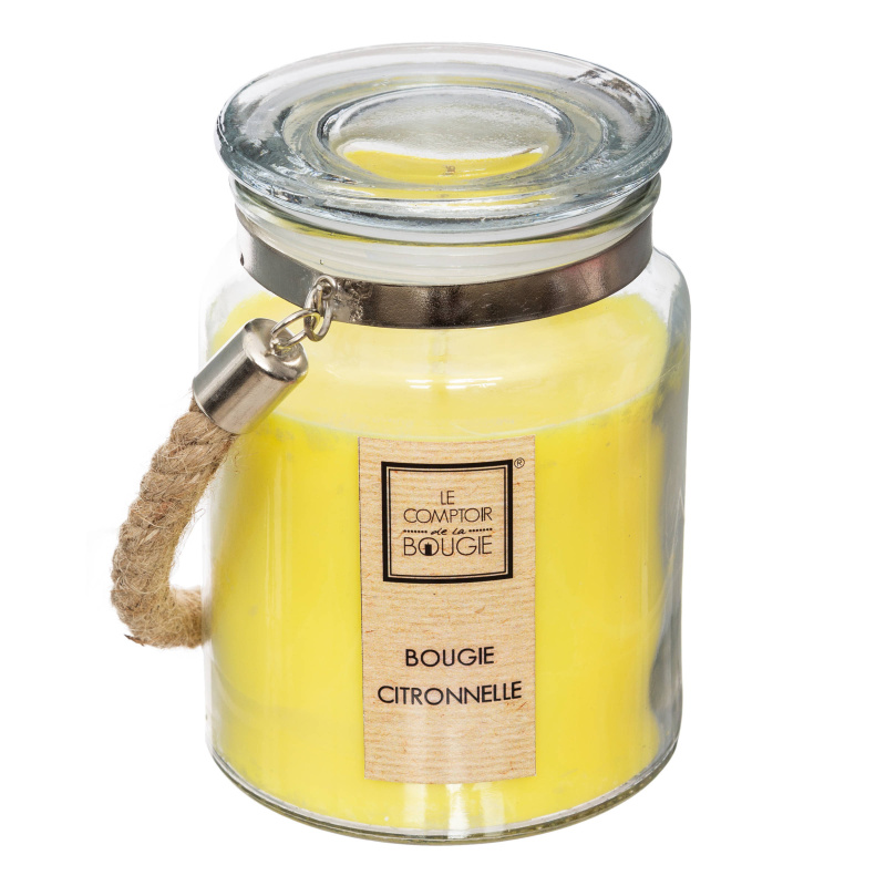 Atmosphera Vonná svíčka proit komárům, citronellla, 500 g žlutá