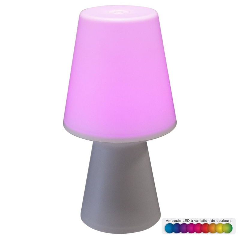Atmosphera Stolní lampa VISA měnící barvy, 23 cm vícebarevný