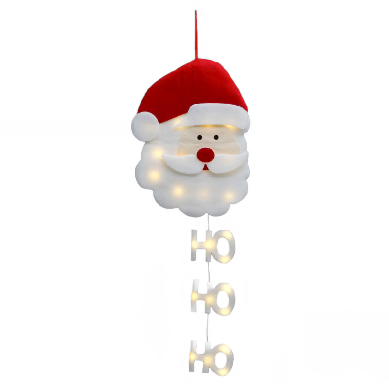 Fééric Lights and Christmas Vánoční vnější světelná dekorace, Mikuláš s titulky, 24 LED vícebarevná