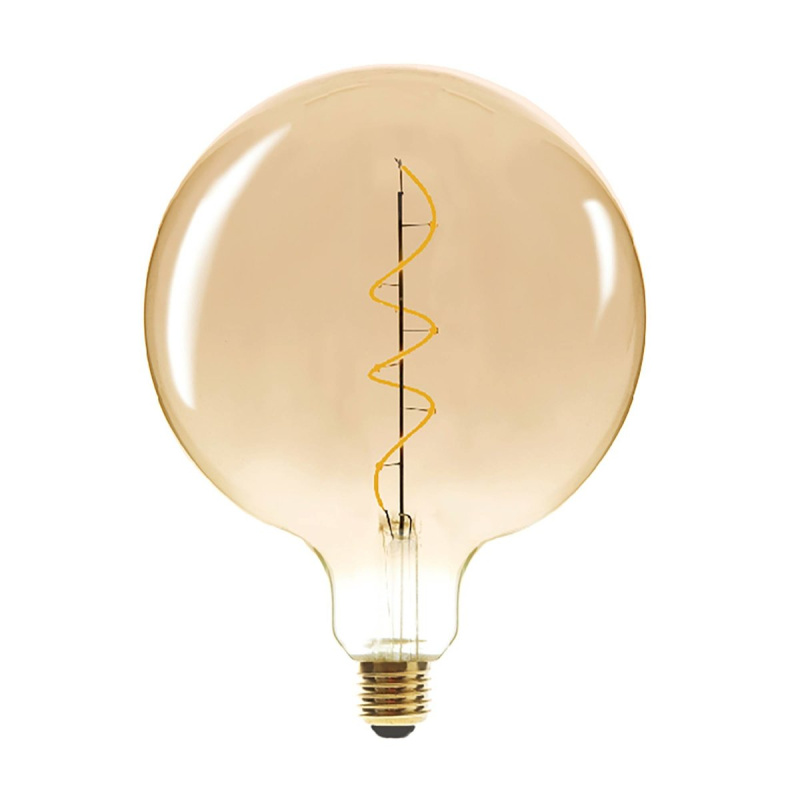 Atmosphera Designová žárovka LED, G200 6W béžová