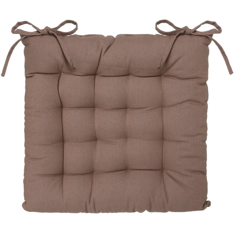 Atmosphera Podsedák na židli, taupe, 38 x 38 cm 103851C hnědý