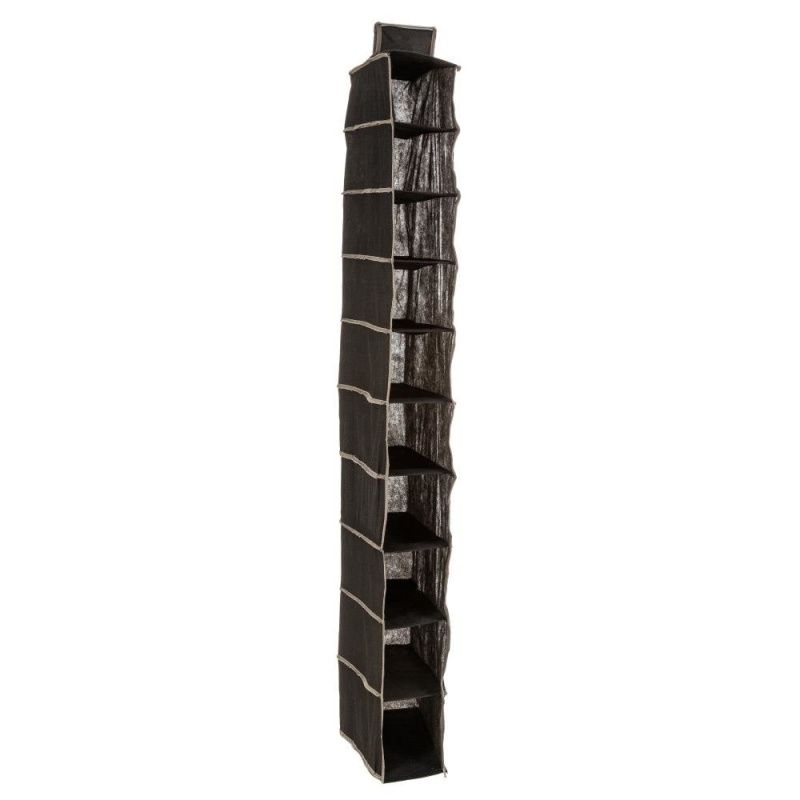 5five Simply Smart Závěsný organizátor na obuv, 30x15x120 cm, černá barva černá