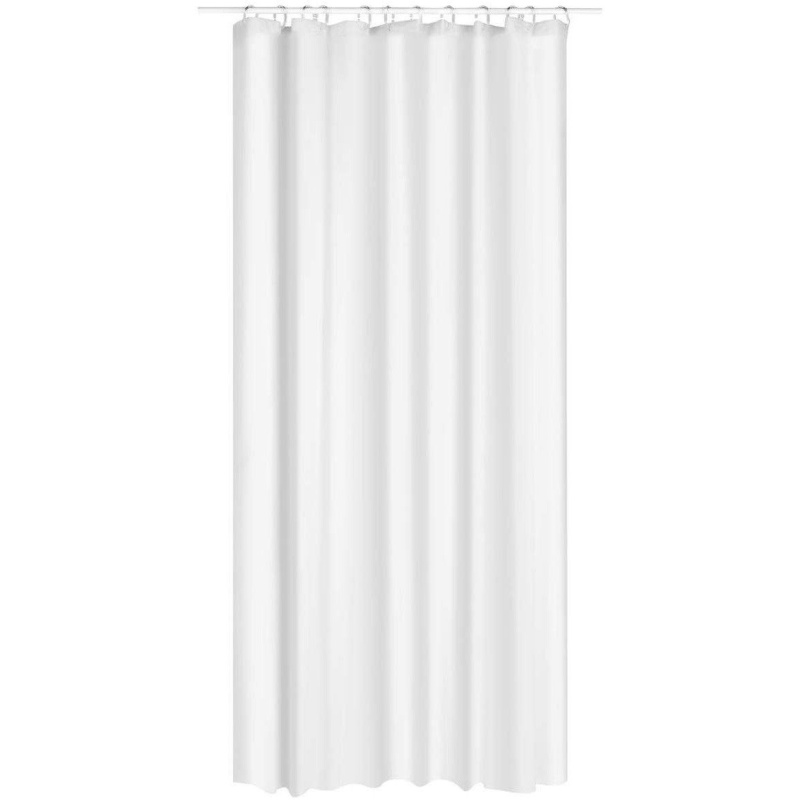 5five Simply Smart Bílý sprchový závěs z polyestru EVA, 180x200 cm bílý