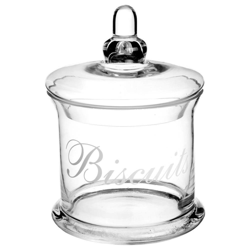 Secret de Gourmet Dóza na sušenky CANDY, skleněná, 19 cm transparentní