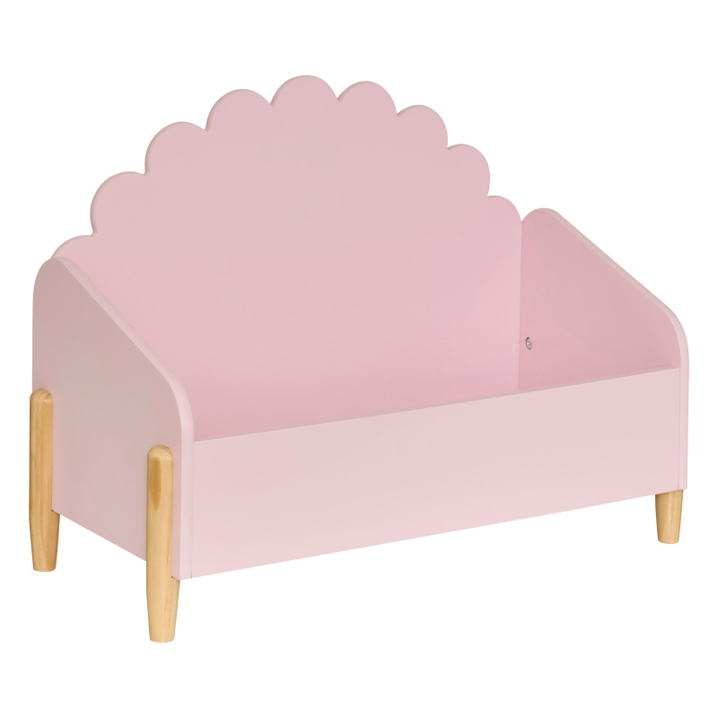 Atmosphera for kids Úložný box na hračky FJELLA, 61 x 44,2 x 28,5 cm, květina růžový
