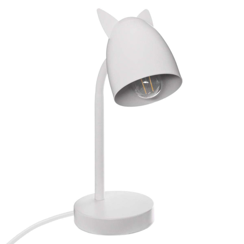 Atmosphera for kids Stolní lampa OREILLLES ROSE, kov, barva bílá bílá