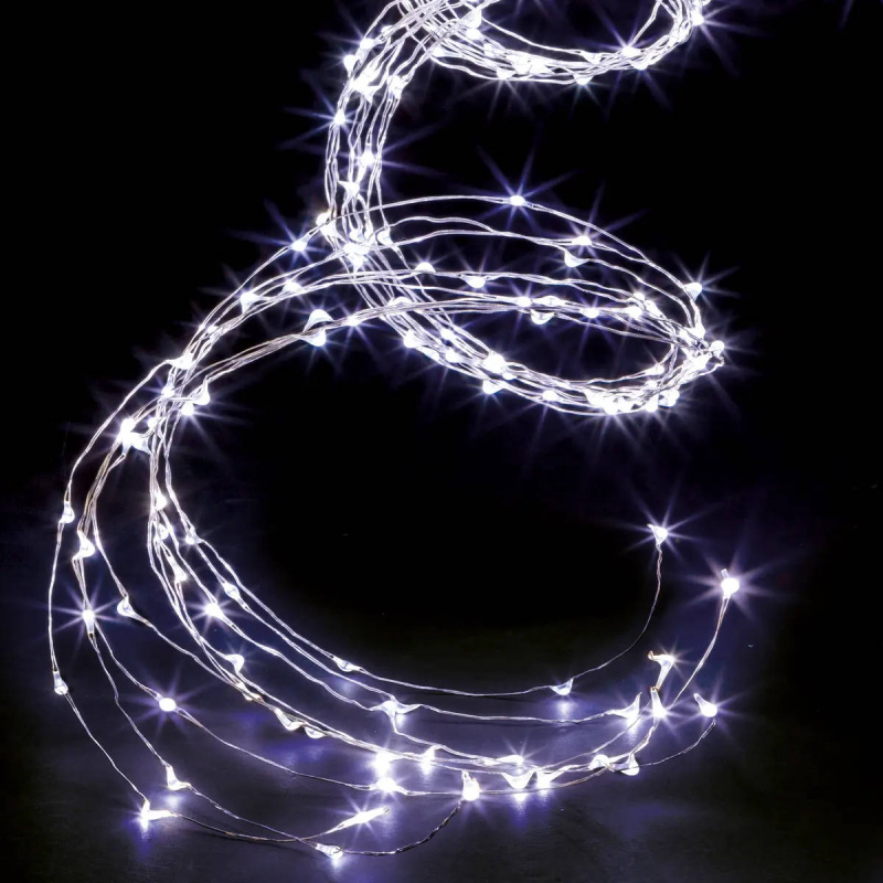 Fééric Lights and Christmas Světelná vnější girlanda, kaskáda, 200 LED bílá