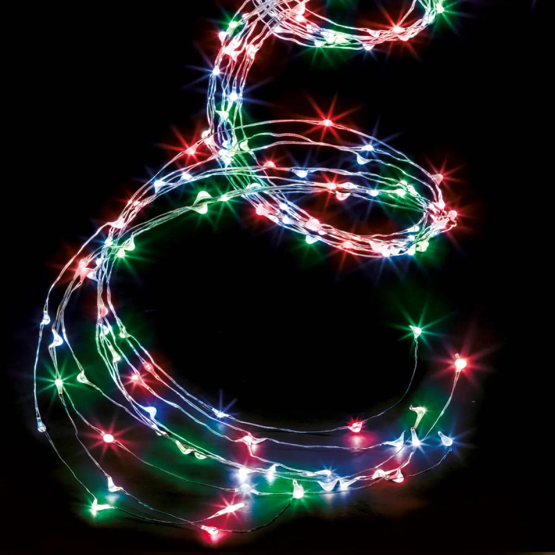 Fééric Lights and Christmas Světelná vnější girlanda, kaskáda, 600 LED vícebarevná