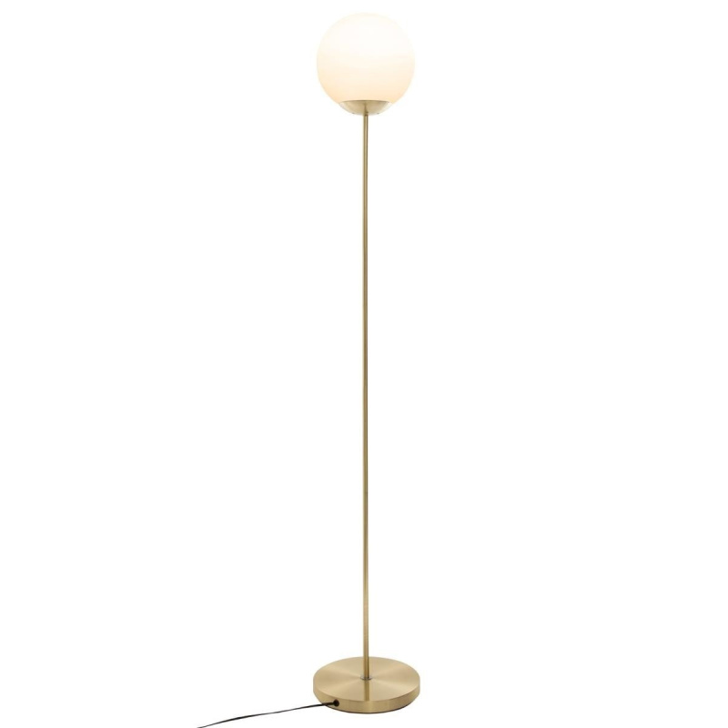 Atmosphera Stojací lampa s kulatým stínítkem, kov, zlato, 134 cm zlatý