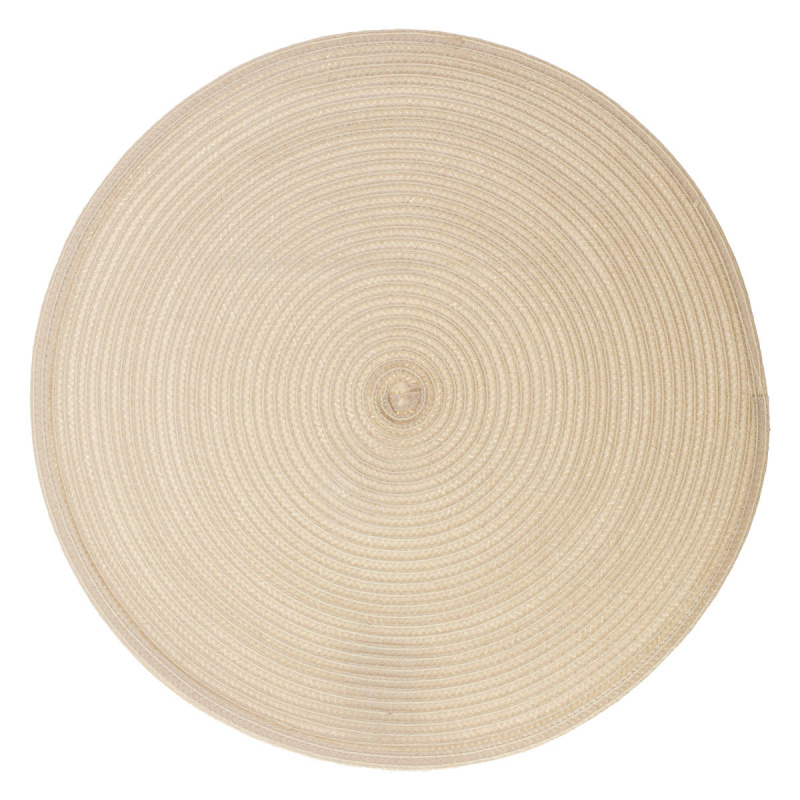 Secret de Gourmet Prostírání, béžová barva, O 38 cm béžová