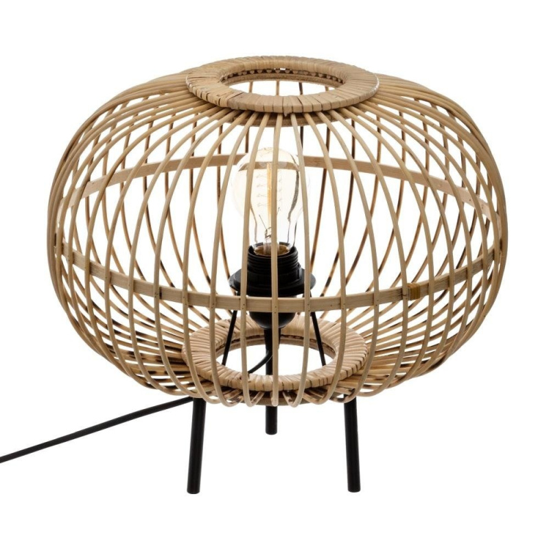 Atmosphera Dekorativní lampa BAMBOO, 34 cm hnědý
