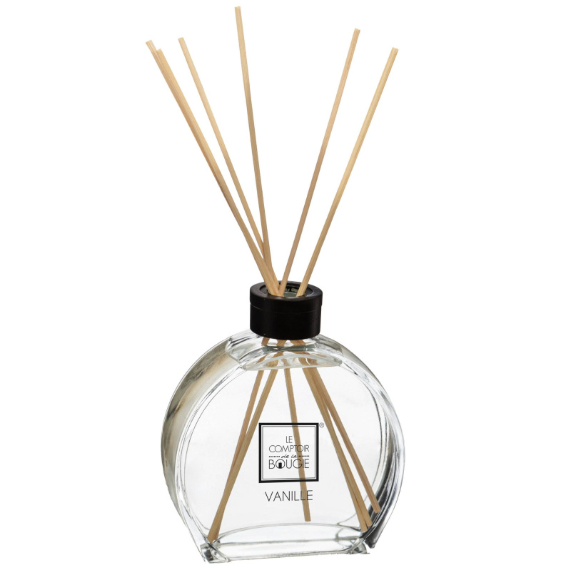 Atmosphera Vonné tyčinky s difuzorem HALY, 100 ml, vanilka transparentní