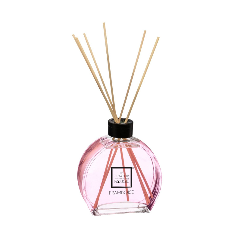 Atmosphera Aroma difuzér s tyčinkami HALY, malinová vůně, 100 ml růžová