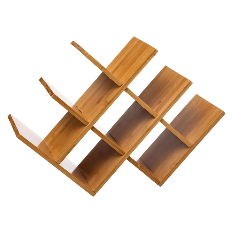 5five Simply Smart Bambusové víno stojan, 8 lahví, 5pět Simple Smart hnědý