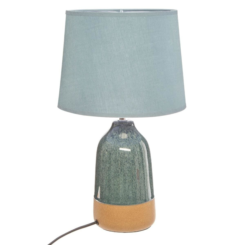 Atmosphera Stolní lampa PIETRA, keramika, 43 cm modrá