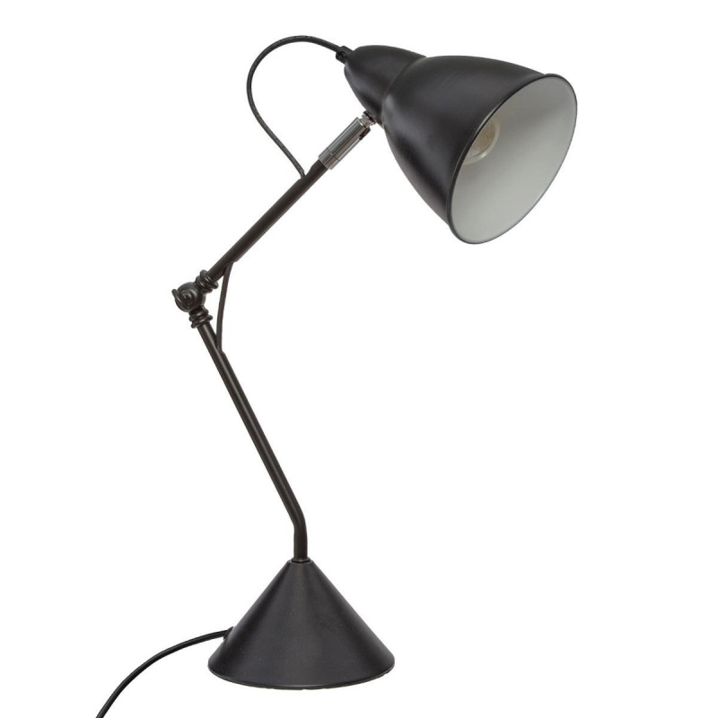 Atmosphera AUDE stolní lampa, kov, 62 cm, černá černá