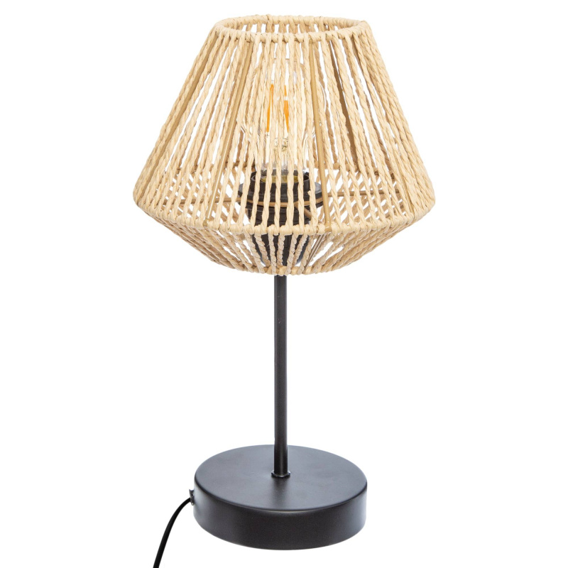 Atmosphera Stolní lampa JILY, výška 34 cm, s papírovým stínidlem béžová