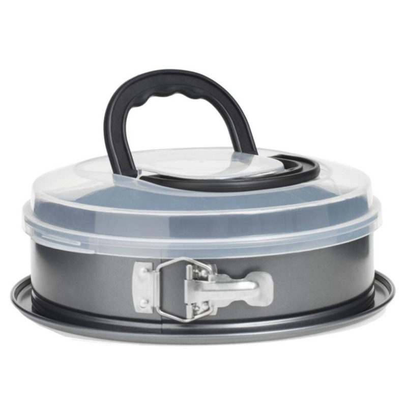 Secret de Gourmet Koláč s víkem a rukojetí, Ø 28 cm, kov stříbrná