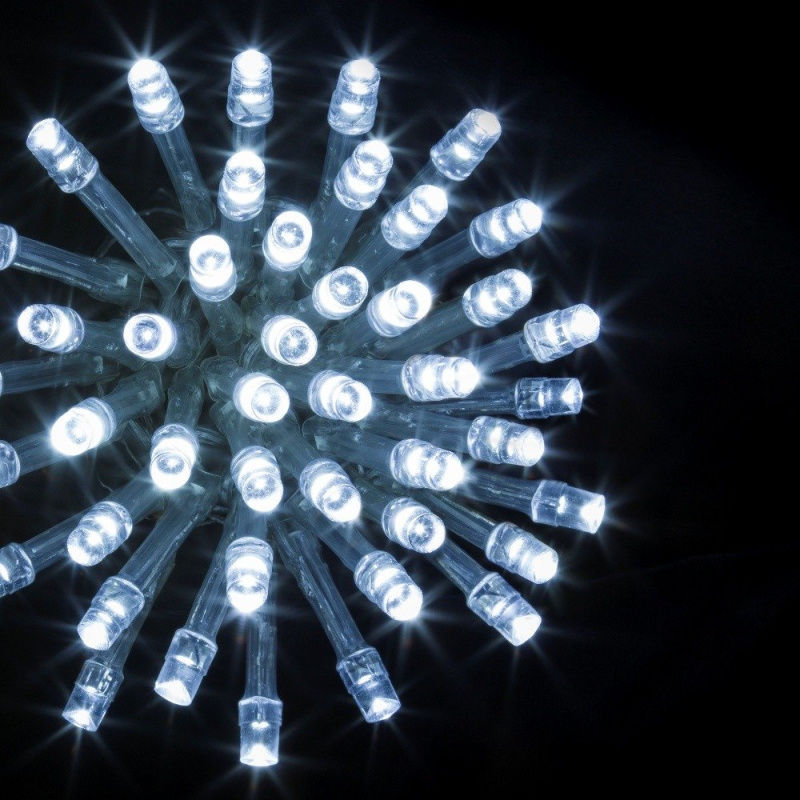 Fééric Lights and Christmas Dekorativní 100 LED vánoční světla, bílá barva 877711B bílá