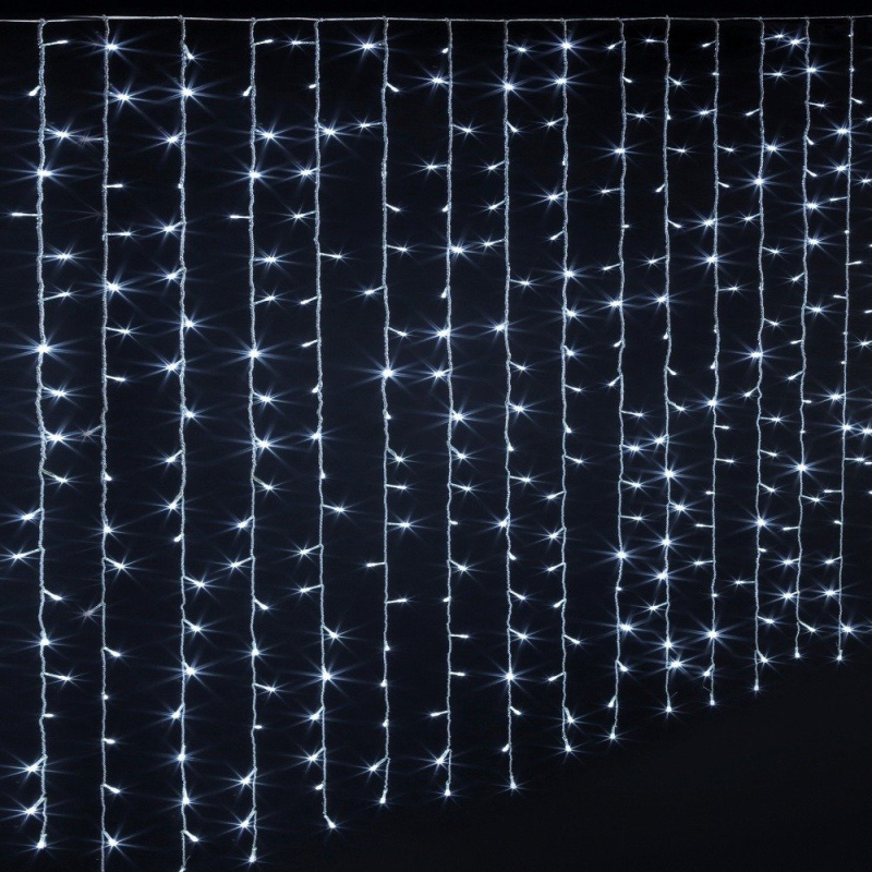 Fééric Lights and Christmas Světelná opona 150 LED, bílá bílý 877726B