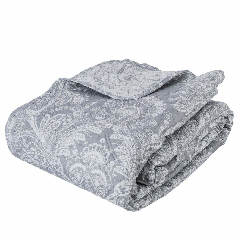 Atmosphera Přehoz na postel + 2 povlaky na polštáře MARIE 131770B šedá