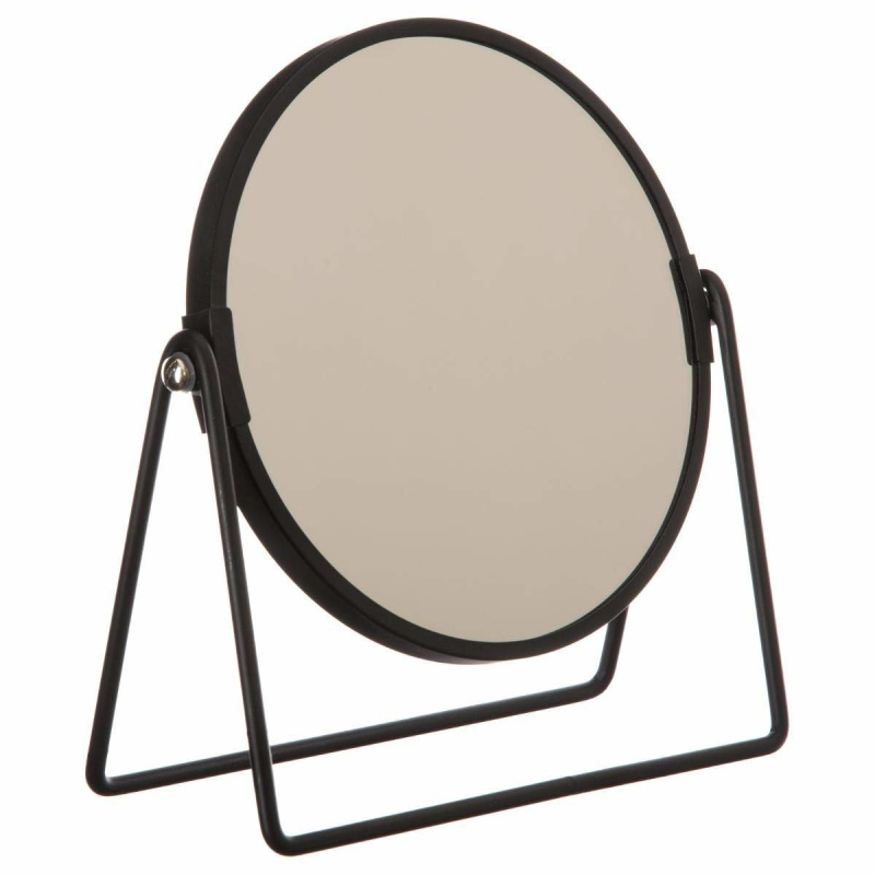 5five Simply Smart Kosmetické zrcátko, stojící, sklopné, O17 cm, černé černá