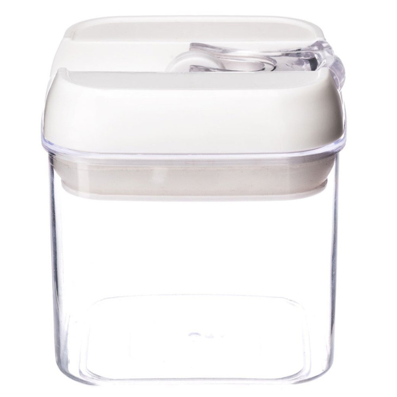 5five Simply Smart Dóza na potraviny OSLO, čtvercový tvar, 500 ml transparentní