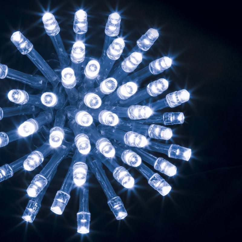 Fééric Lights and Christmas Vánoční venkovní řetěz, modré světlo, délka 30 m bílá