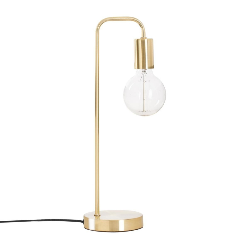 Atmosphera Stolní lampa KELI, kovová stolní lampa, zlatá stolní lampa, 46 cm zlatá