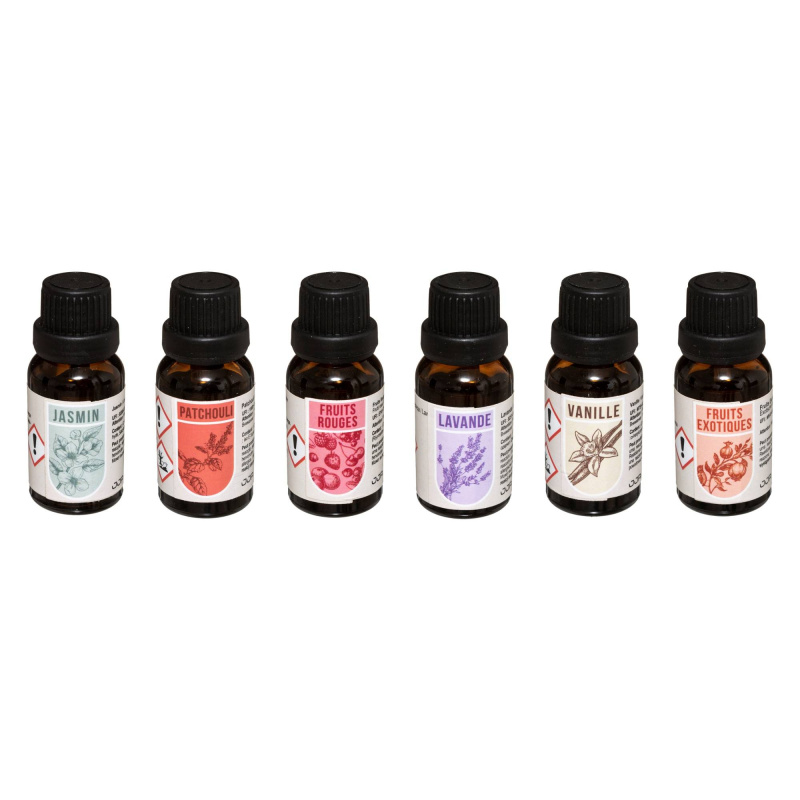 Atmosphera Sada esenciálních olejů, 15 ml, 6 ks vícebarevná