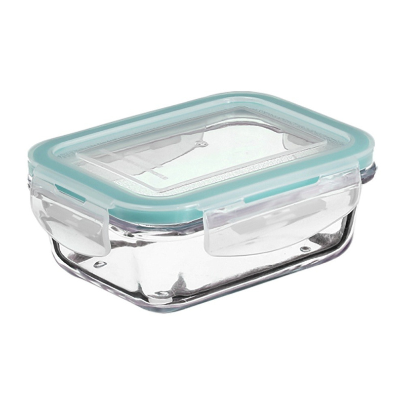 5five Simply Smart BOITE VERRE RECT 0,8L CLIPEAT transparentní