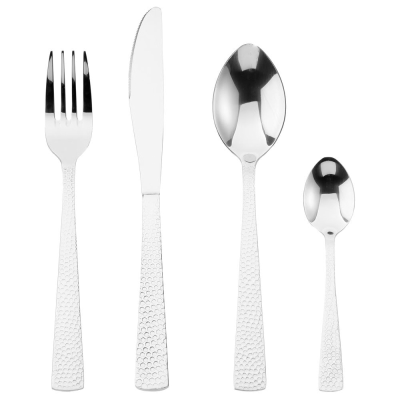 Secret de Gourmet Elegantní příbory z nerezové oceli pro 6 osob 134854 stříbrná