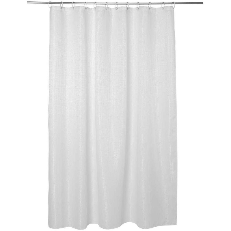 5five Simply Smart Sprchový závěs ABELIE 180x200 cm, polyester, bílá bílý