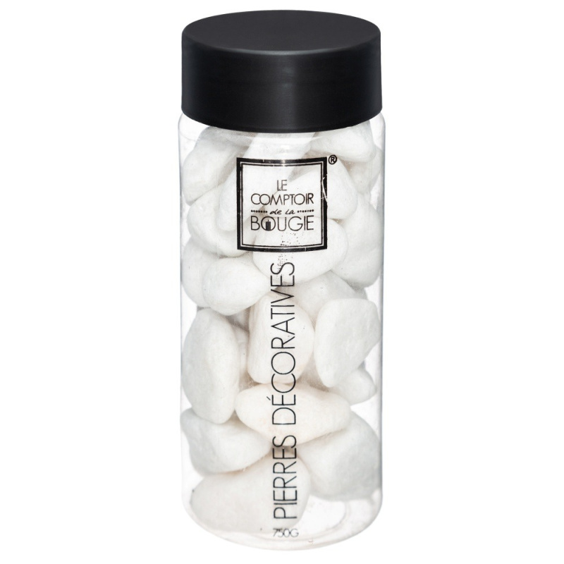 Atmosphera PIERRE DÉCO dekorativní kameny, 750 g, bílá bílý