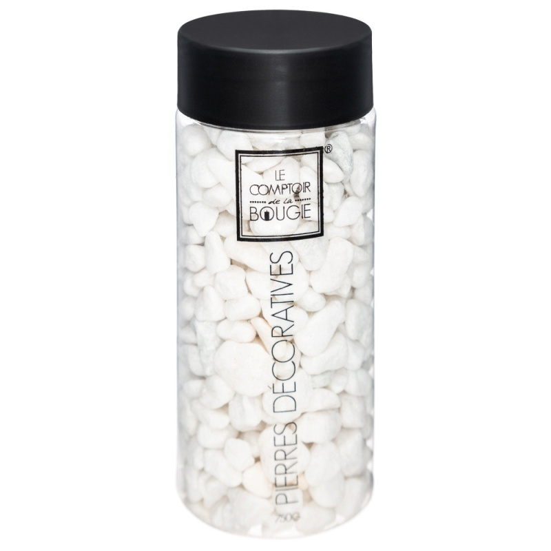 Atmosphera Dekorativní malé kameny PIERRE DÉCO, 750 g, bílé 119225B bílá