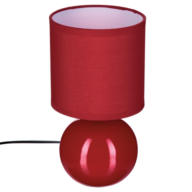 Atmosphera Stolní lampa v červené barvě SCANDI, 25 x 13 cm 116289C červený