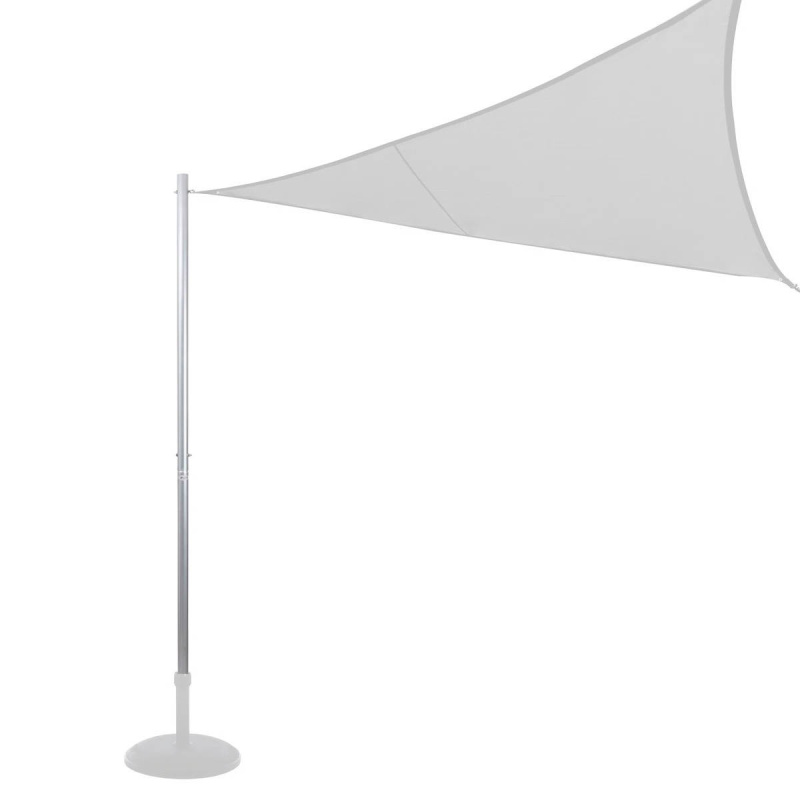 Hesperide Montážní tyč na sluneční plachtu, výška 255 cm, kov šedá 58889