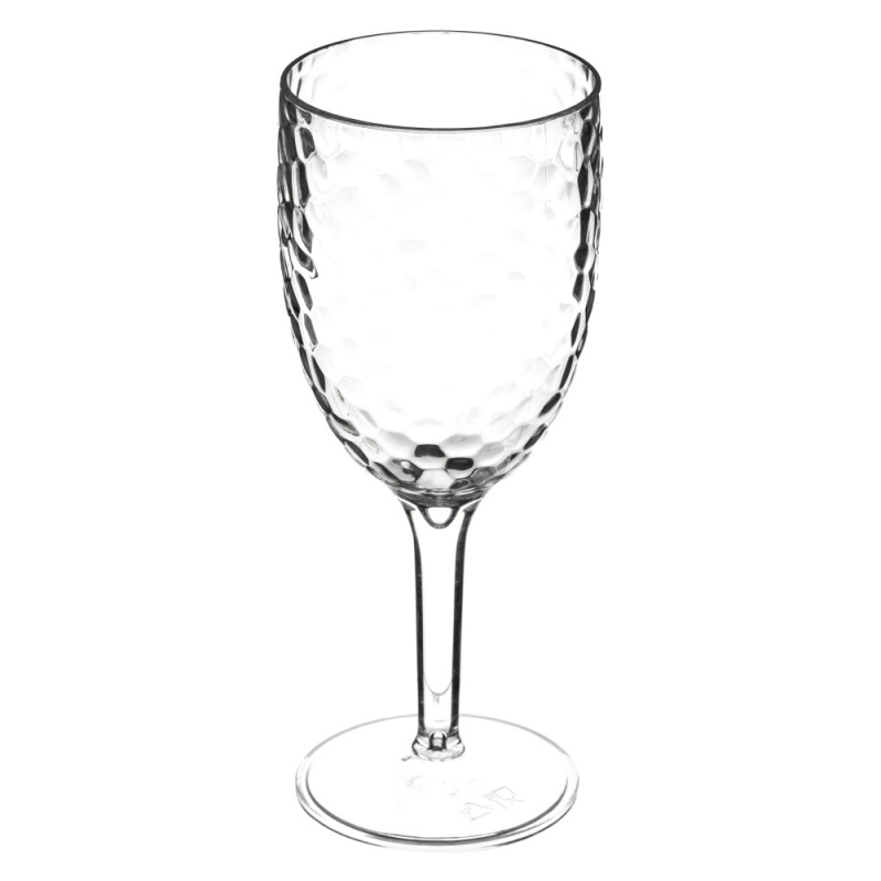 5five Simply Smart Šálek na víno, sklenice na víno, studené nápoje ESTIVA, plastický, transparentní, 350 ml transparentní