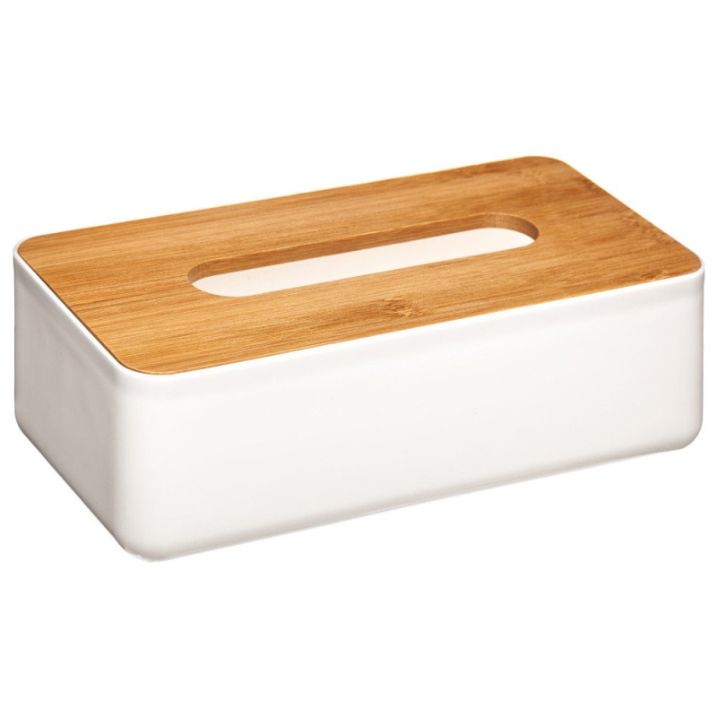 5five Simply Smart Kapesník box, stylový skandinávský úložný box 155928A bílá