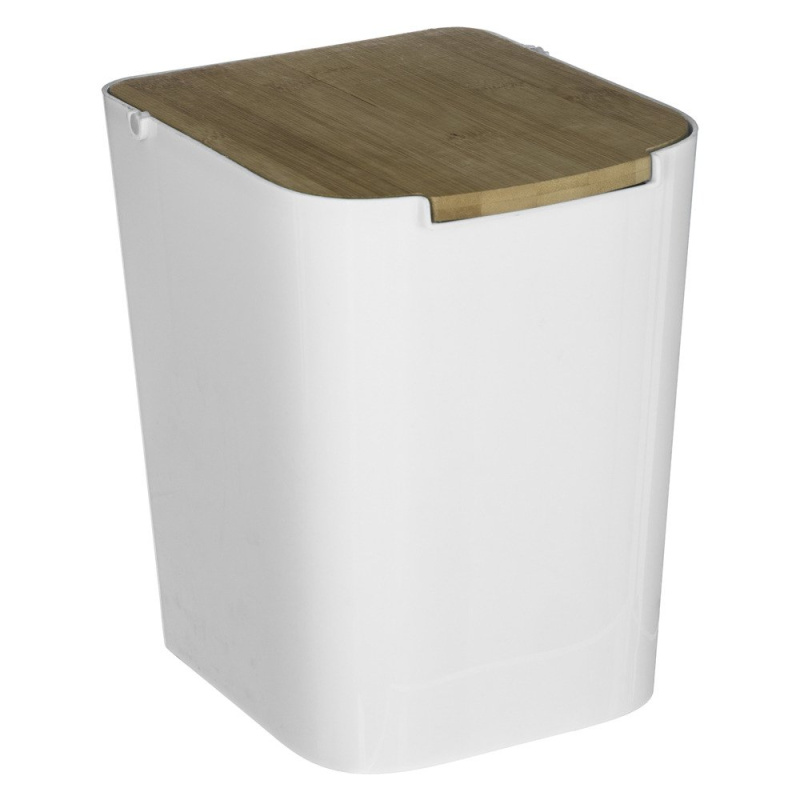 Secret de Gourmet Odpadkový koš do koupelny nebo kuchyně, 5 l, bílý 155924A bílá