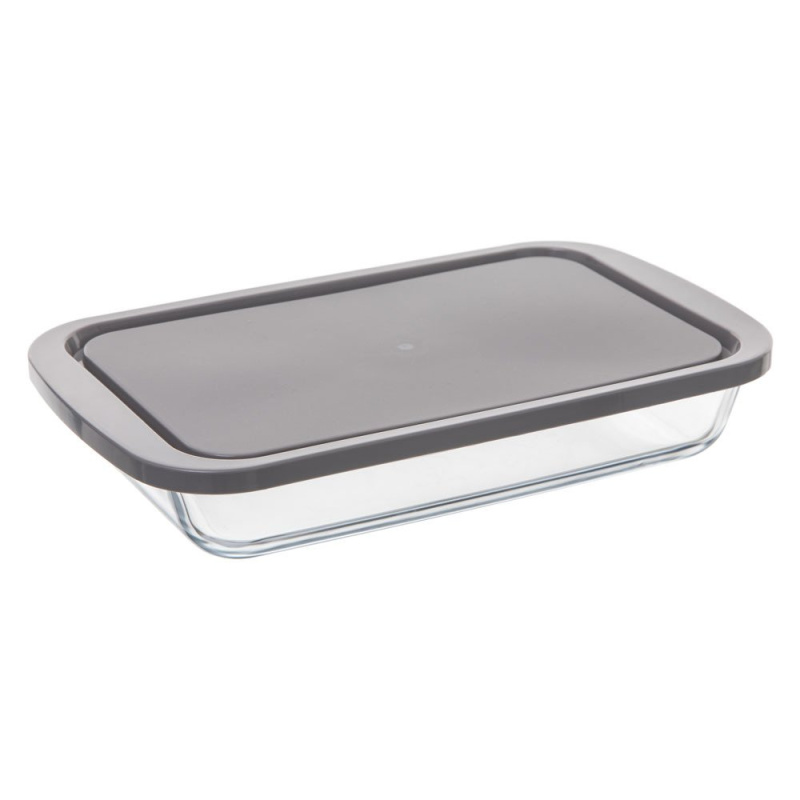 Secret de Gourmet Dóza na potraviny GLASS MOULD, skleněná, 29 x 18 cm 151115 šedá