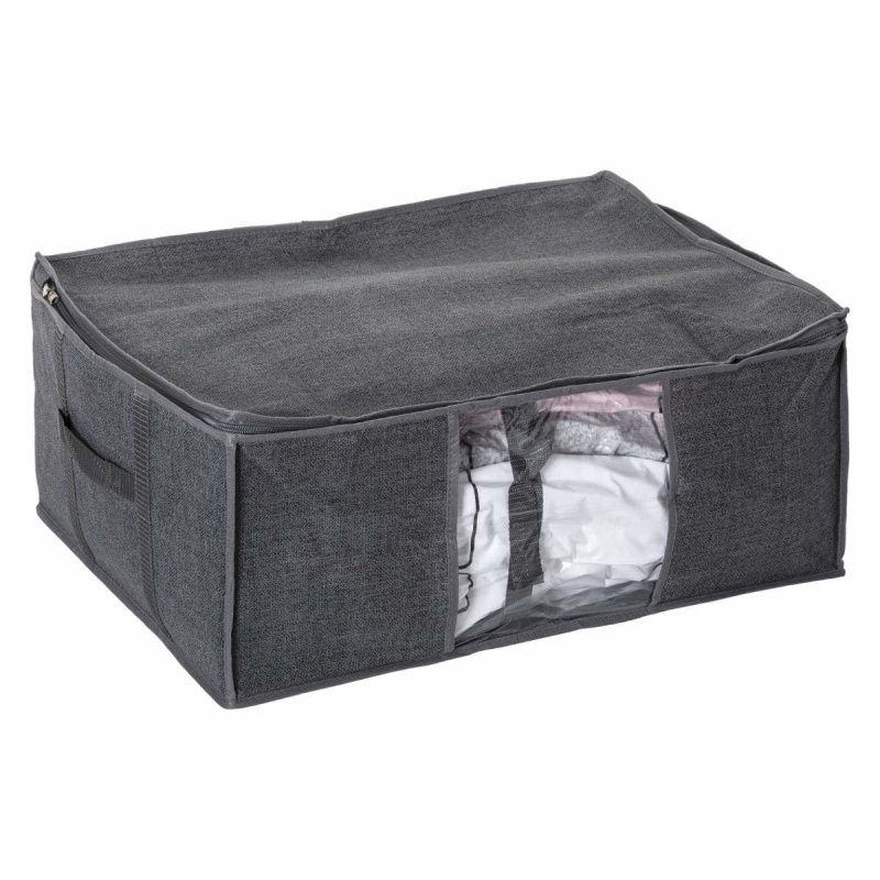 Kryt na textil, ložní prádlo šedá, Air - Store velikost L, 5five Simply Smart antracitová
